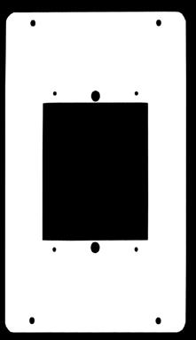 Caja de superficie enlazable horizontal, para placa compactas. No admite visera.