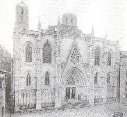 Catedral de Barcelona, cap a 1890.