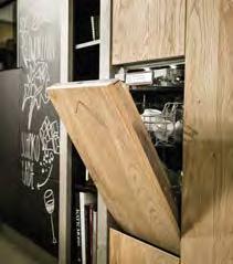 LAVAVAJILLAS CON PUERTA DESLIZANTE Los lavavajillas con puerta deslizante de 81,5 y 86,5 cm de altura permiten una integración perfecta en el mobiliario de cocina.