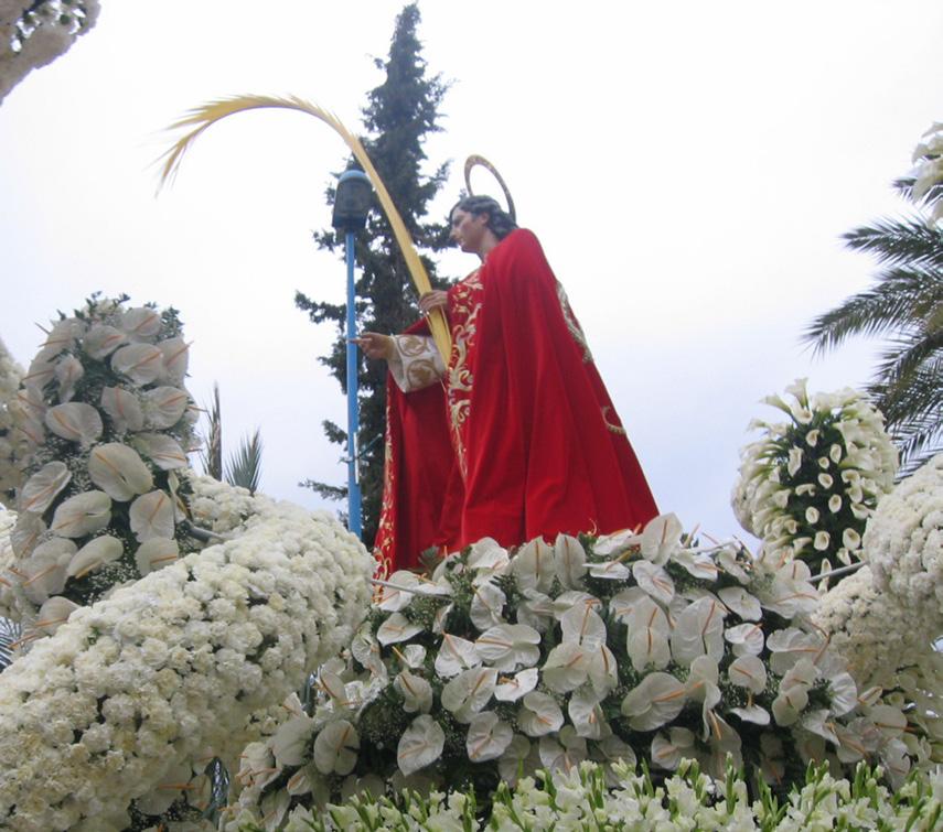 PROCESIÓN DEL DOMINGO DE RAMOS Parroquia de San Lázaro Obispo. 18:00 h. Itinerario: La Feria, Corredera, Rambla D.