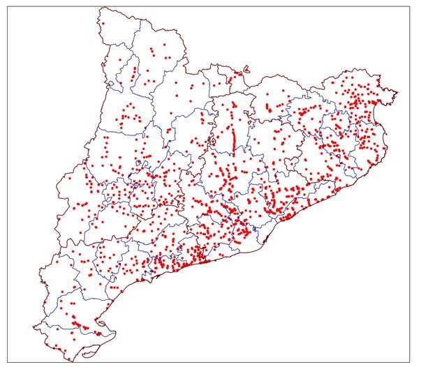 Model de gestió interna dels equipaments Actualment la Generalitat disposa d un un total de 1490 marquesines a tot el territori català.