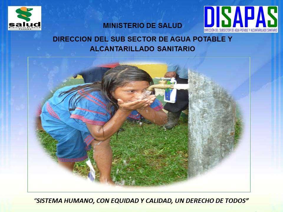 LA DIRECCIÓN DEL SUB SECTOR DE AGUA POTABLE Y ALCANTARILLADO SANITARIO (DISAPAS) Se crea la Dirección del Sub Sector de Agua Potable y Alcantarillado Sanitario (DISAPAS), de acuerdo al Decreto Nº 353