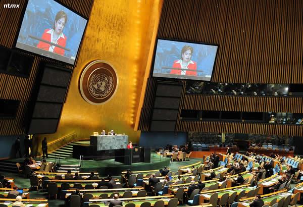 Sesiones de la Asamblea General de la Organización de las Naciones Unidas.