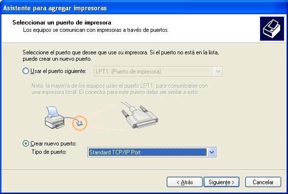 PASOS BÁSICOS PARA IMPRIMIR 12 PASO 3 Instale los controladores de impresora PostScript en las computadoras de usuario para la impresión TCP/IP Desde una computadora Windows XP de usuario: 1 Haga