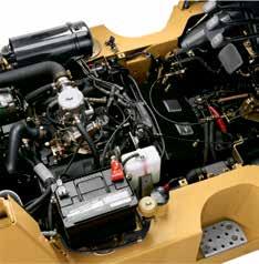 Mayor protección del equipo El Sistema de protección del motor (EPS) controla la presión del aceite del motor, la temperatura de