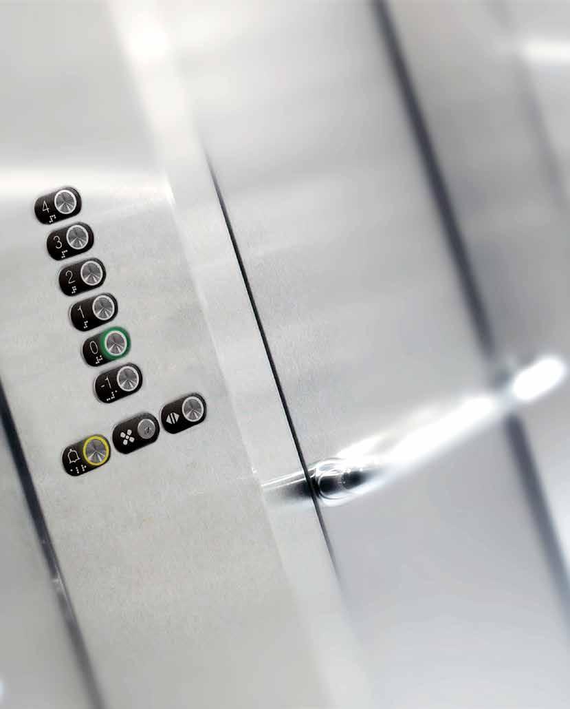 La utilización del sistema único de cintas planas de acero recubiertas de poliuretano, lo convierte en un ascensor altamente eficiente y funcional.