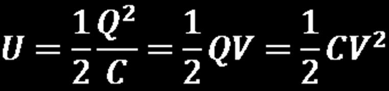 Almacenamiento de energía eléctrica entonces la ecuación se puede expresar en términos del campo eléctrico donde el