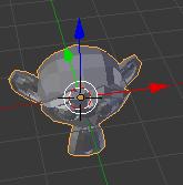 Podrás observar que tenemos una vista Superior (persp). El manipulador 3D. Son las flechas de color azul, verde y roja que me permiten desplazar el objeto por las coordenadas X, Z o Y.