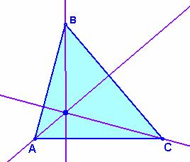 oposto. Nun triángulo teremos tres rectas de cada tipo.