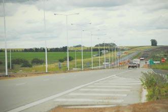 KM 72 (RN Nº 9) ) Finaliza la concesión de Autopistas del Sol. Hasta el enlace con Vial asfalto con muchas ondulaciones y desniveles.