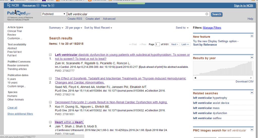 Búsqueda de artículos a través de Pubmed Para realizar nuestras búsquedas en PUBMED es aconsejable acceder desde el enlace ligado
