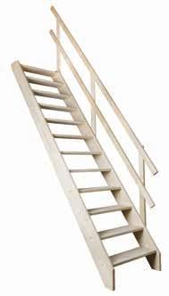 La escalera se puede utilizar con éxito como una solución a largo plazo en casas