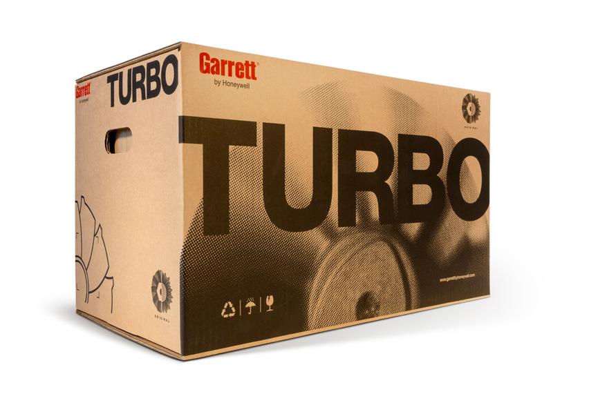 EMBALAJE DE GARRETT AUTORIZADO La calidad y la autenticidad de los turbos se puede