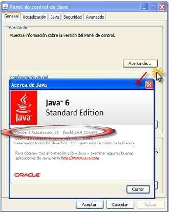 Figura 69: Instalación del entorno Java. Verificación de la instalación (III) 6.