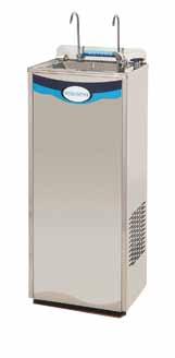 FUENTE REFRIGERADORA INOX Fuente refrigeradora de agua en acero inoxidable para colectividades. Código Modelo Producción Membrana Bomba Rechazo Cat. Emb.