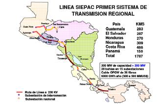 América Central Descripción n del proyecto DESCRIPCIÓN EN CONSTRUCCIÓN Primer Sistema detransmisión Eléctrica Regional que reforzará la red eléctrica de América Central (Guatemala, El Salvador,