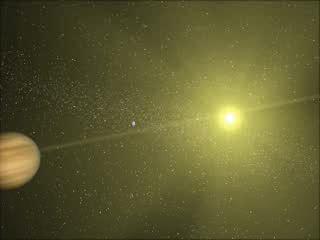 Cinturón de Kuiper Muchos de estos objetos están en el plano, detrás de Neptuno, entre 30 y 55 UA.