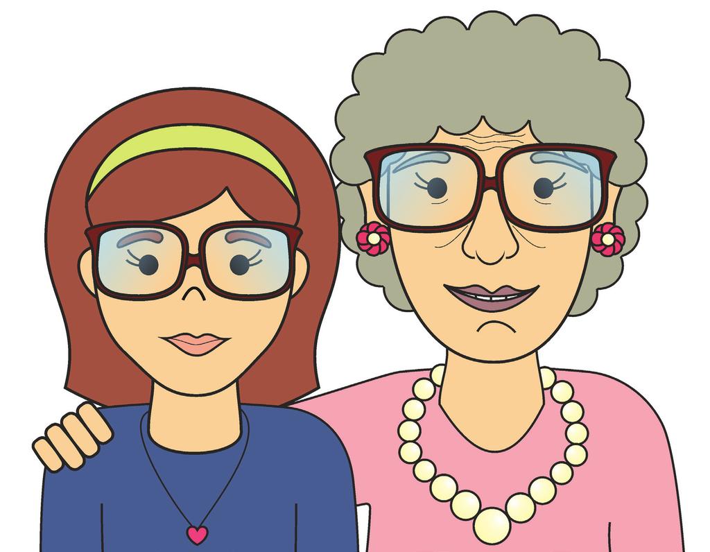 Rocío y su mamá recorrieron todas las ópticas de la ciudad hasta encontrar lentes como los de la abuela. Qué felicidad para Rocío cuando ella y su abuela parecían gemelas!