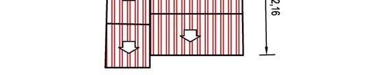DETERMINACIONS NORMATIVES TRACTAMENT DE LA VOLUMETRIA ORIGINAL: Es conservarà el volum principal, format per un rectangle de dimensions 16,36 x 12,16 m, i dues i tres plantes d alçada.