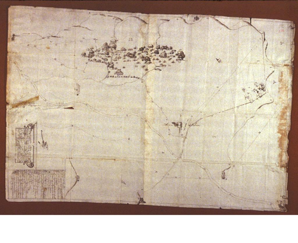 Tierras del pueblo de San Bernabé Temoxtitlán. Manuel de Castro, 1730.