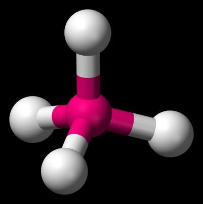 FORMA Y ESTRUCTURA MOLECULARES Forma molecular está determinada por: Distancia de enlace Distancia en línea recta, entre los núcleos de los dos átomos enlazados.