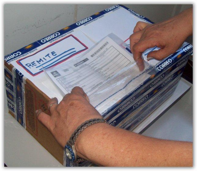 Admisión Incorporar la documentación en el sobre ventana; cuidando: En caso de más de un paquete por exportación.