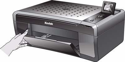 Impresora multifunción KODAK serie ESP 5200 Cargar papel común La capacidad de la bandeja de papel es de 100