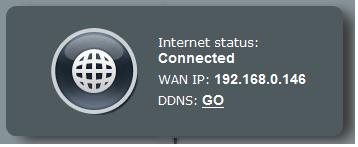 No es posible acceder a Internet. Compruebe si el router se puede conectar a la dirección IP WAN de su ISP.