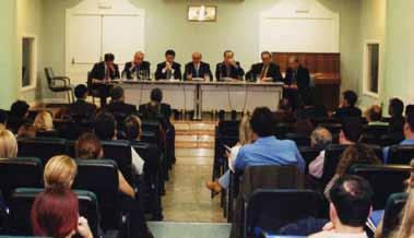 Fiscal Jefe de T.S.J. de Canarias. ͳͳd. José Domingo Martín. Presidente de ICSE. ͳͳd. Joaquín Espinosa. Decano del Colegio de Abogados. Jornadas Formación y Empleo (Tenerife, 2010) Acto de Apertura.