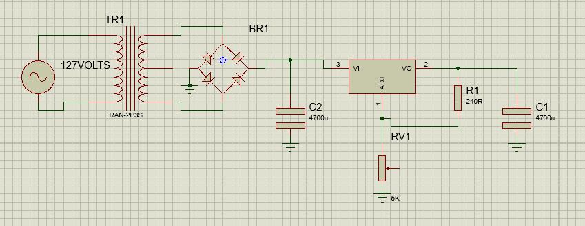 a) En la salida del primer capacitor 4700µf a 25V. b) En la salida del regulador 7812 c) En la salida del segundo capacitor 4700µf a 25V. 3. Comprobar que el circuito funcione correctamente. 4. Anotar sus observaciones y conclusiones.
