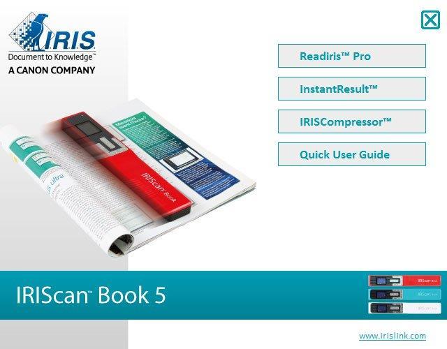 6. Escanear, editar y convertir imágenes en texto editable con InstantResult (solo para Windows) Con InstantResult el IRIScan Book 5 se puede utilizar sin tarjeta microsd.