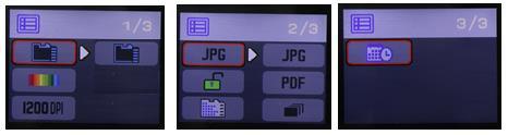 3. Seleccionar los ajustes del escáner Nota: antes de intentar acceder a la configuración del escáner, asegúrese de que la tarjeta microsd incluida con el producto se encuentre en la ranura