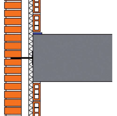 Los coeficientes de puente térmico en pilares integrados en fachada del Grupo 1 se pueden corresponder tanto con la solución constructiva de fachada autoportante con continuidad del aislamiento