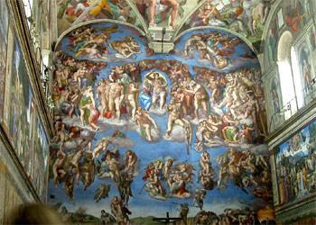 Capela Sixtina de la Muzeele Vaticanului Cu trecerea anilor, mai multi papi au adaugat lucrari colectiei deja impresionante a Vaticanului.