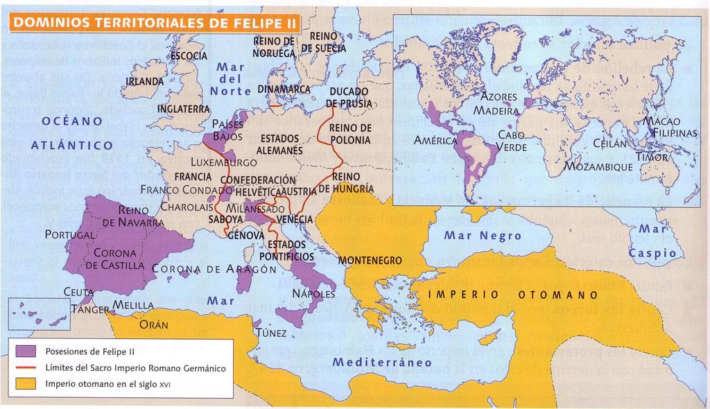 EL IMPERIO HISPÁNICO: FELIPE II El final de Carlos V Carlos V, decepcionado tras su fracaso con los protestantes