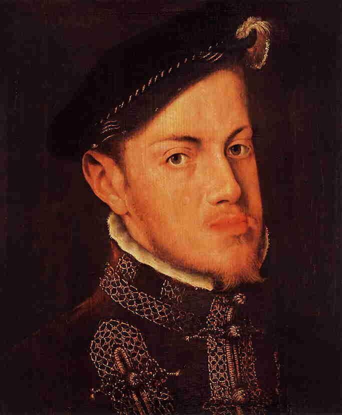Posesiones Italianas y Países Bajos los dejó para su hijo Felipe. El Sacro Imperio lo dejó para su hermano Fernando.