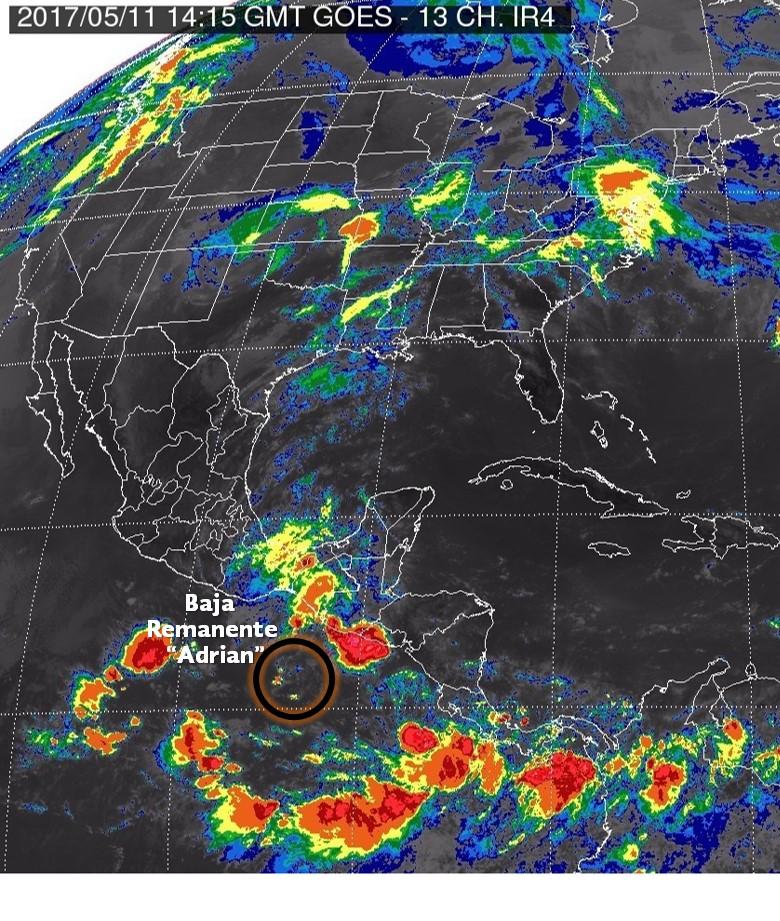 Aviso de Ciclón en el Océano Pacífico Ciudad de México a 11 de Mayo del 2017. No.