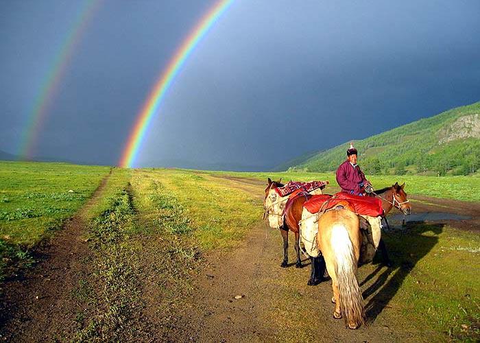 Bulgan en el norte de Mongolia.
