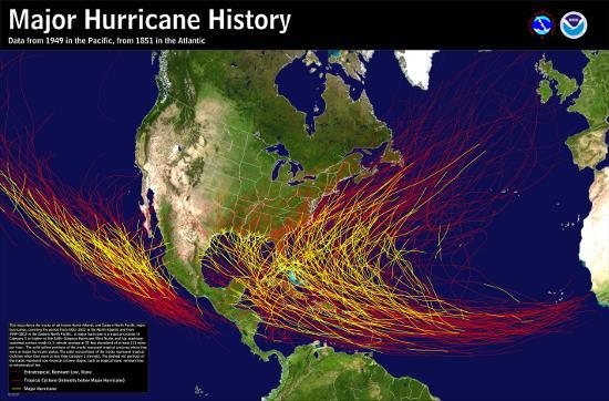 Tropical cyclone climatology.