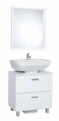 75588 66 cm 46 cm Cirerer Blanc 90 Conjunt MOBEL Moble sota lavabo de i mirall.