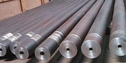 p) Barras huecas para perforación las barras de cualquier sección adecuadas para la fabricación de barrenas, cuya mayor