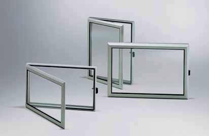 Modulares VENTANA DE ALUMINIO WIPX Se utiliza para proteger los componentes montados en la puerta. Realizado en aluminio anodizado con panel transparente y junta de estanqueidad. 1 unidad.
