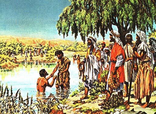 Fue saliendo hacia Él todo el país judío, incluídos todos los vecinos de Jerusalén, y él los bautizaba en el río Jordán, a medida que confesaban sus pecados.