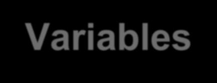 Variables Una variable es
