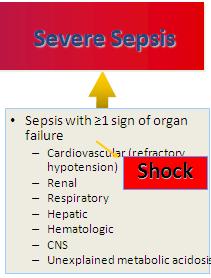 -Tipos de sepsis Sepsis: SRIS debido a infección documentada clínica y/o microbiológicamente
