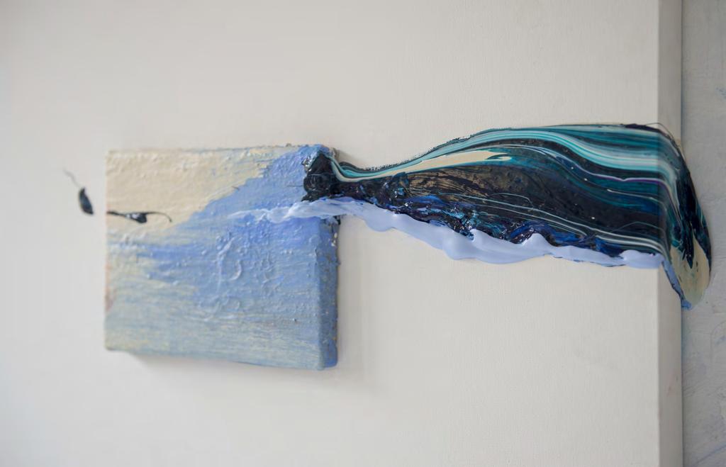 Rivers of painting in relief, 2014