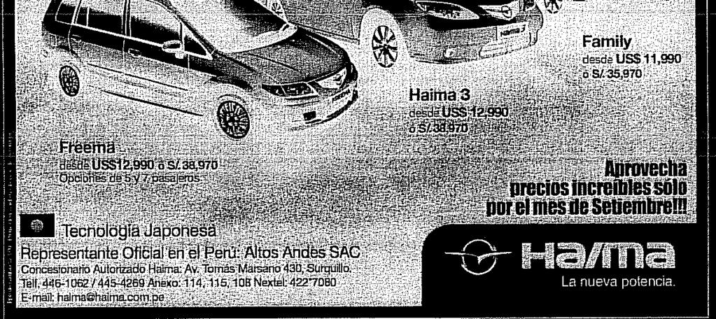 Finalmente, Altos Andes señaló que, para la realización de sus campañas publicitarias, habría contratado una