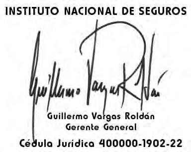 Acuerdo de Aseguramiento El Instituto Nacional de Seguros, empresa aseguradora domiciliada en Costa Rica, cédula jurídica número 400000-1902-22, denominada en adelante el Instituto, expide la