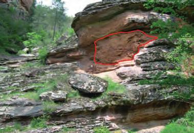 3GEO Cobeta > Barranco del Arandilla PARADA 8 Edad de la roca: travertinos del Cuaternario Edad del proceso: Cuaternario (precipitación de carbonato) Una antigua cascada Continuamos caminando por la