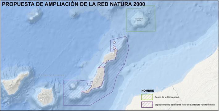 de febrero, por la que se aprueba la propuesta de inclusión en la lista de lugares de importancia comunitaria de la Red Natura 2000 del espacio ESZZ15002 Espacio marino del oriente y sur de Lanzarote.